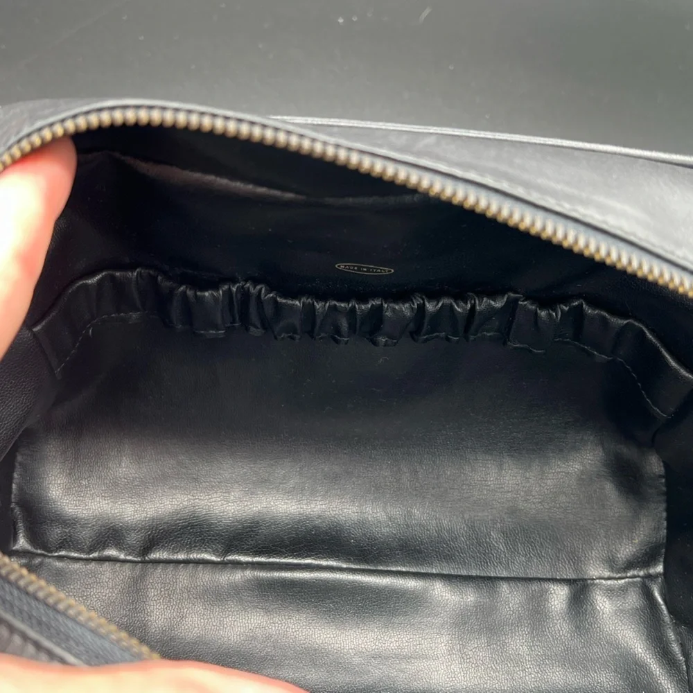 CHANEL Vintage Quilted Black Toiletry Bag Very Good Condition! - Picture 7 of 10